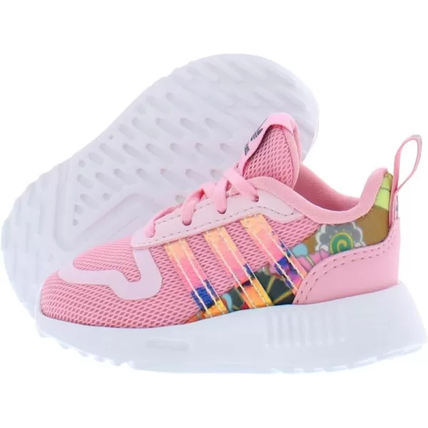 imageadidas UnisexChild Smooth Runner Elastic SneakerPinkpink