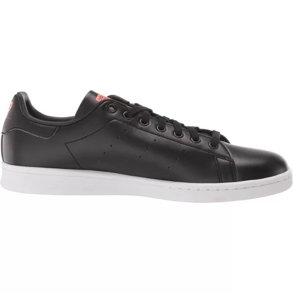 imageadidas Mens Stan Smith SneakerBlackWhiteTurbo