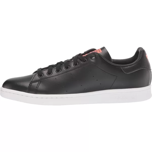 imageadidas Mens Stan Smith SneakerBlackWhiteTurbo