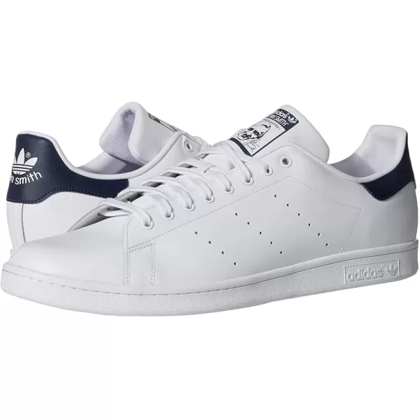 imageadidas Mens Stan Smith SneakerCore WhiteCore WhiteDark Blue