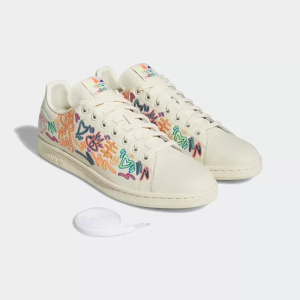 imageadidas Mens Stan Smith SneakerCream WhiteCream WhiteCream White Pride