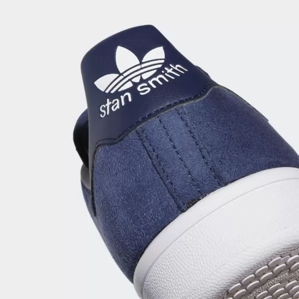 imageadidas Mens Stan Smith SneakerGrey TwoWhiteGold Metallic