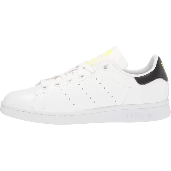 imageadidas Mens Stan Smith SneakerWhiteBlackSolar Yellow