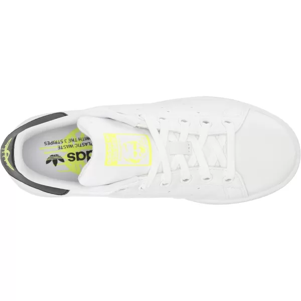 imageadidas Mens Stan Smith SneakerWhiteBlackSolar Yellow