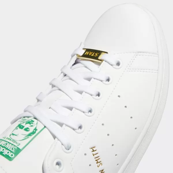 imageadidas Mens Stan Smith SneakerWhiteGreenPurple