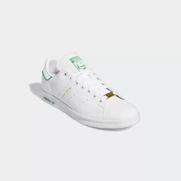 imageadidas Mens Stan Smith SneakerWhiteGreenPurple