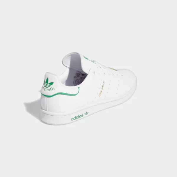 imageadidas Mens Stan Smith SneakerWhiteGreenPurple