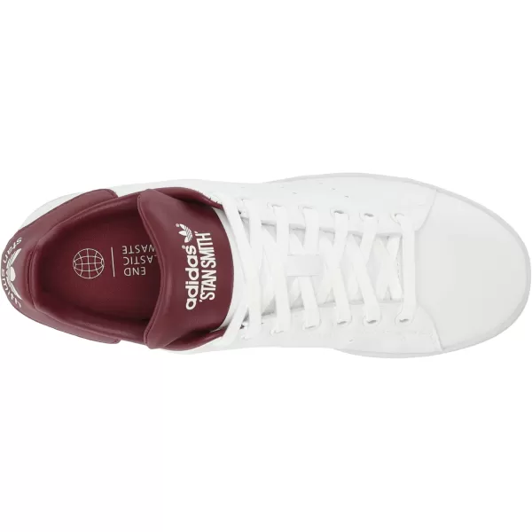 imageadidas Mens Stan Smith SneakerWhiteWhiteShadow Red