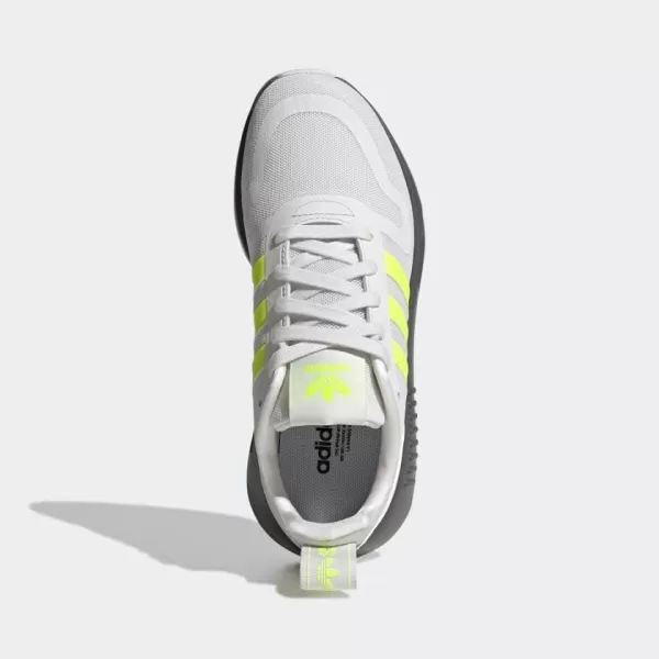 imageadidas Originals UnisexChild Multix SneakerCrystal WhiteSolar YellowGrey Five