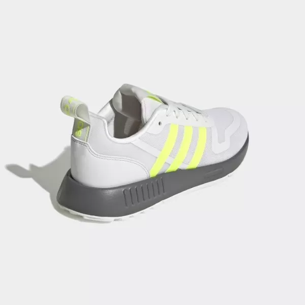 imageadidas Originals UnisexChild Multix SneakerCrystal WhiteSolar YellowGrey Five