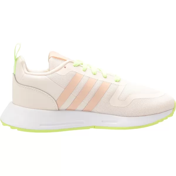 imageadidas Originals UnisexChild Multix SneakerWonder WhiteHalo BlushSignal Green