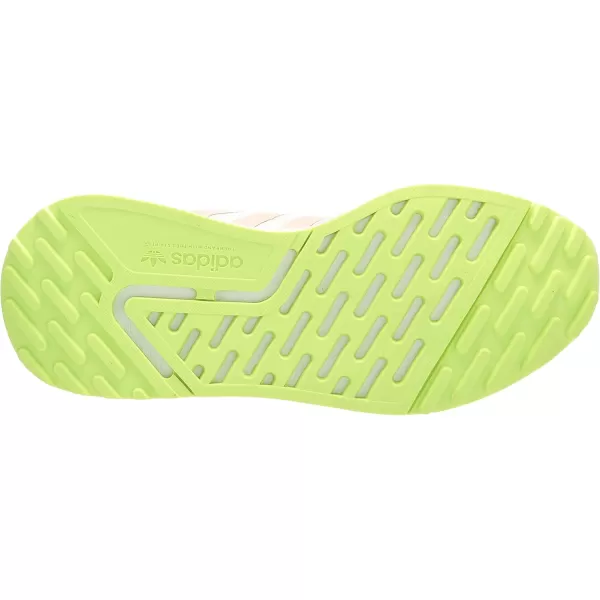 imageadidas Originals UnisexChild Multix SneakerWonder WhiteHalo BlushSignal Green