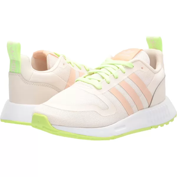 imageadidas Originals UnisexChild Multix SneakerWonder WhiteHalo BlushSignal Green