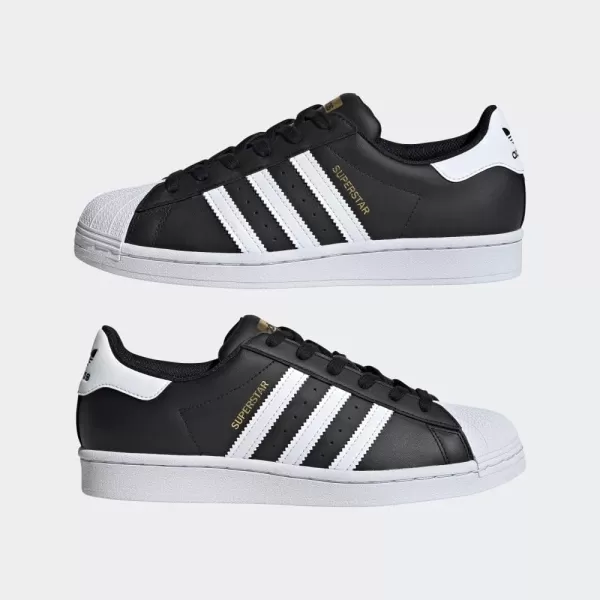 imageadidas Originals Womens SuperstarBlackWhiteBlack