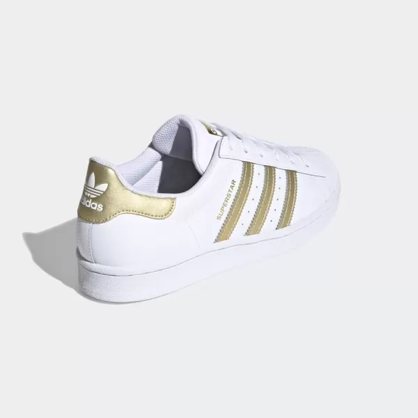 imageadidas Originals Womens SuperstarWhiteGold MetallicWhite