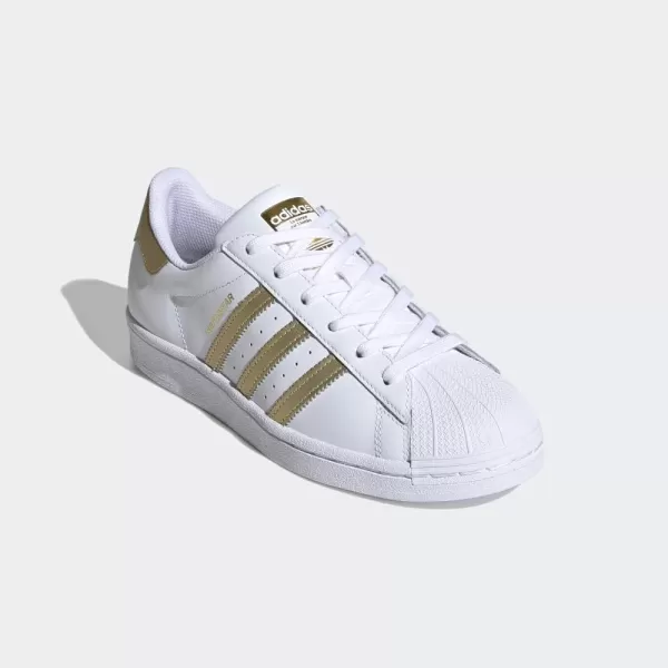 imageadidas Originals Womens SuperstarWhiteGold MetallicWhite