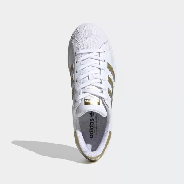 imageadidas Originals Womens SuperstarWhiteGold MetallicWhite