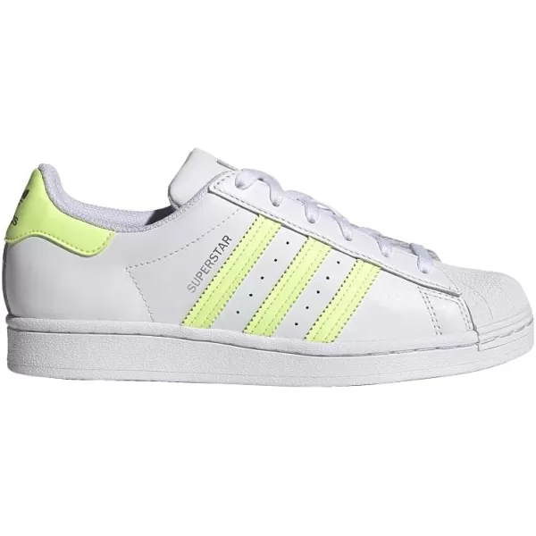 imageadidas Originals Womens SuperstarWhiteHires YellowMatte Silver