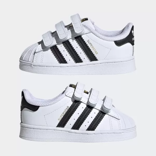 imageadidas UnisexBaby Superstar ShoesWhiteBlackWhite