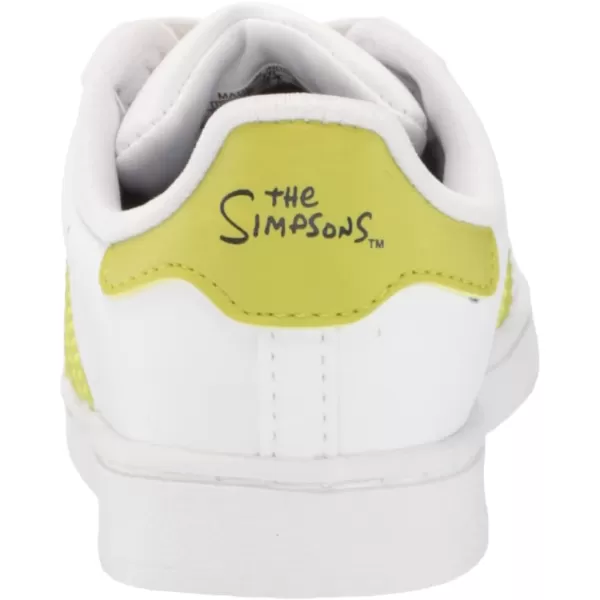 imageadidas UnisexBaby Superstar ShoesWhiteWhiteBlackelastic