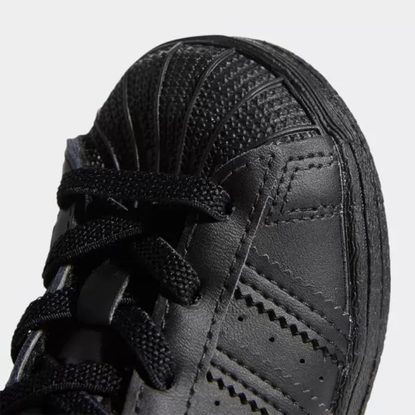 imageadidas UnisexBaby Superstar SneakerBlackBlackBlack