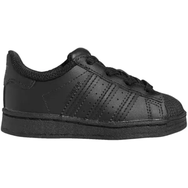 imageadidas UnisexBaby Superstar SneakerBlackBlackBlack