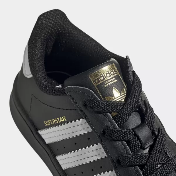 imageadidas UnisexBaby Superstar SneakerBlackWhite