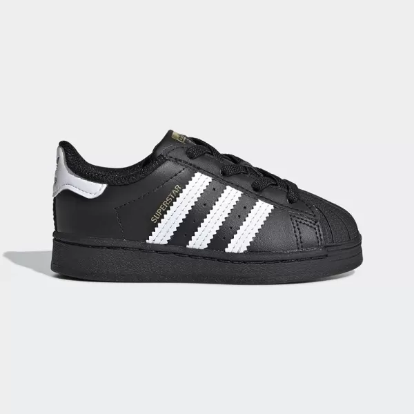 imageadidas UnisexBaby Superstar SneakerBlackWhite