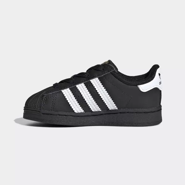 imageadidas UnisexBaby Superstar SneakerBlackWhite