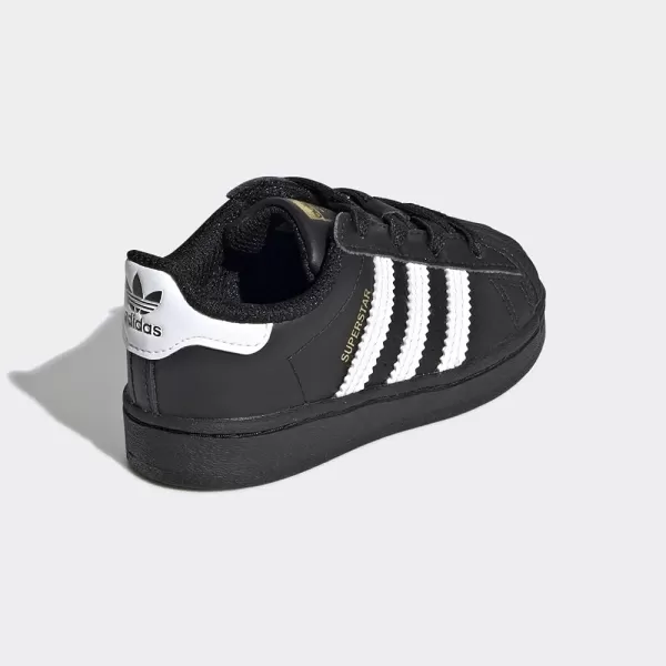 imageadidas UnisexBaby Superstar SneakerBlackWhite