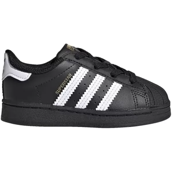 imageadidas UnisexBaby Superstar SneakerBlackWhite