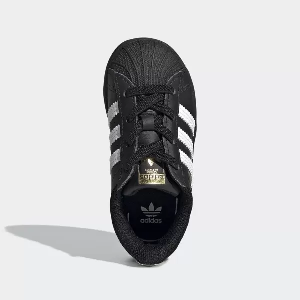 imageadidas UnisexBaby Superstar SneakerBlackWhite