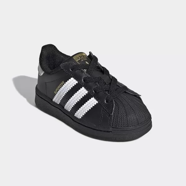 imageadidas UnisexBaby Superstar SneakerBlackWhite