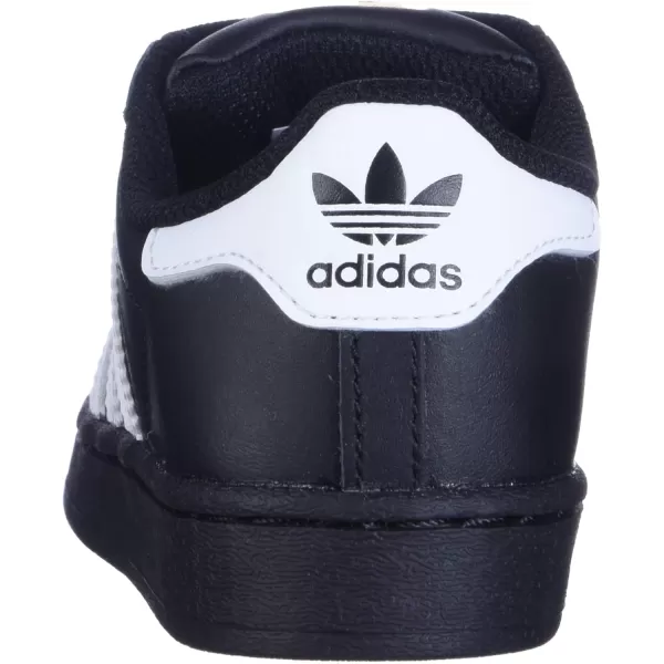 imageadidas UnisexBaby Superstar SneakerBlackWhiteBlack