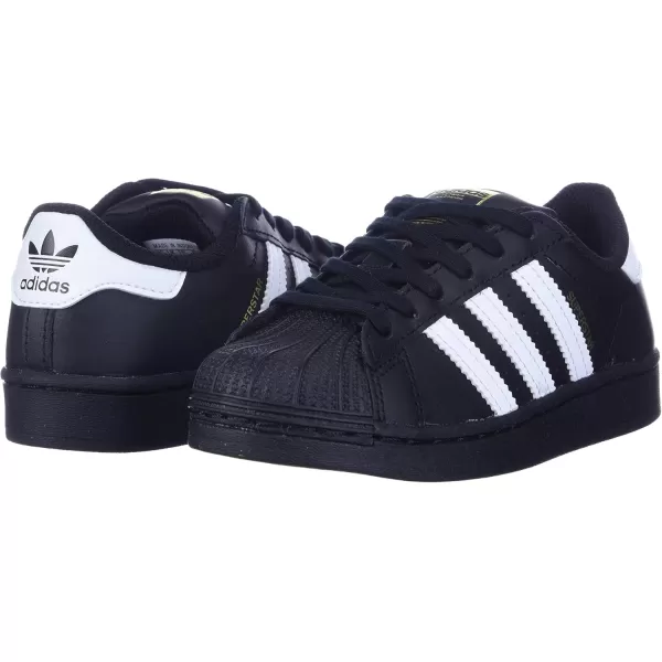 imageadidas UnisexBaby Superstar SneakerBlackWhiteBlack