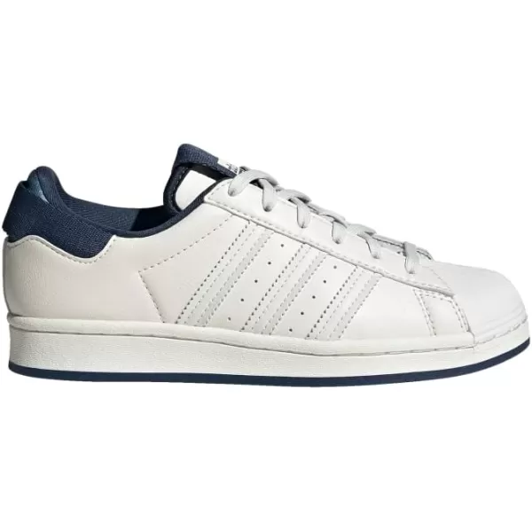 imageadidas UnisexBaby Superstar SneakerChalk WhiteHazy BlueCrew Navy