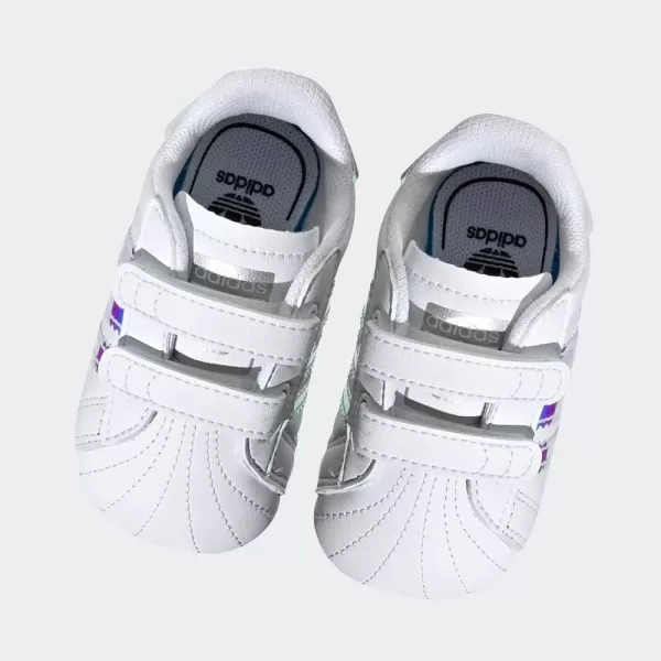 imageadidas UnisexBaby Superstar SneakerCloud WhiteCloud WhiteCore Black