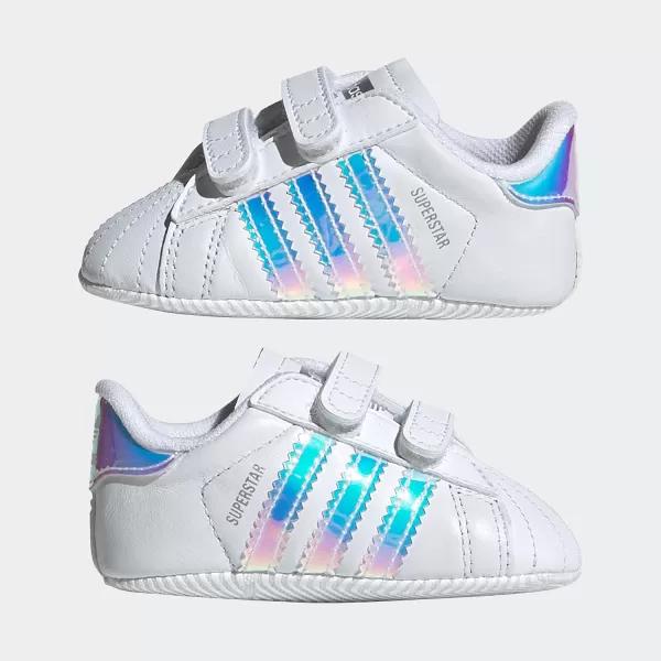 imageadidas UnisexBaby Superstar SneakerCloud WhiteCloud WhiteCore Black