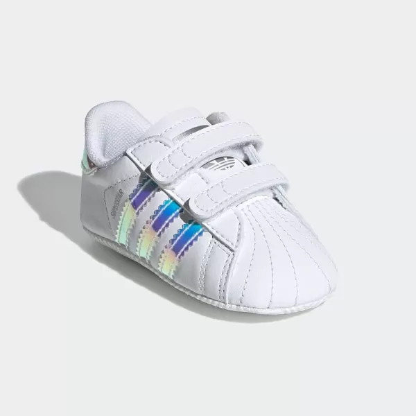 imageadidas UnisexBaby Superstar SneakerCloud WhiteCloud WhiteCore Black