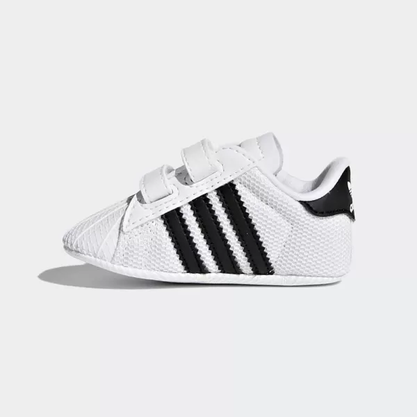 imageadidas UnisexBaby Superstar SneakerCore WhiteBlackWhite