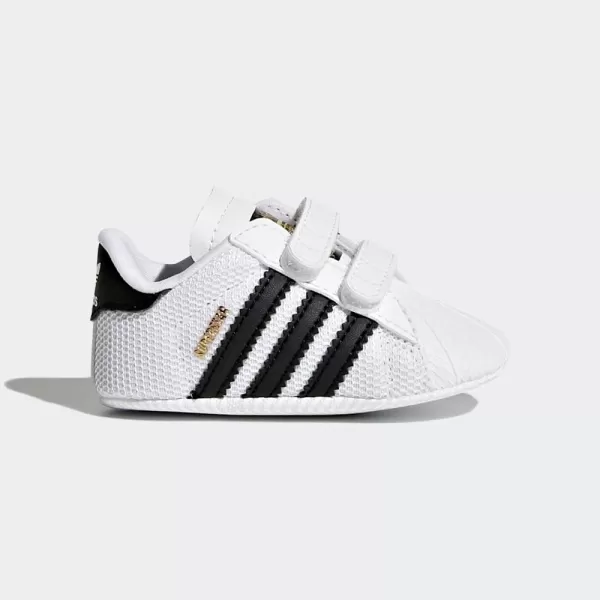 imageadidas UnisexBaby Superstar SneakerCore WhiteBlackWhite