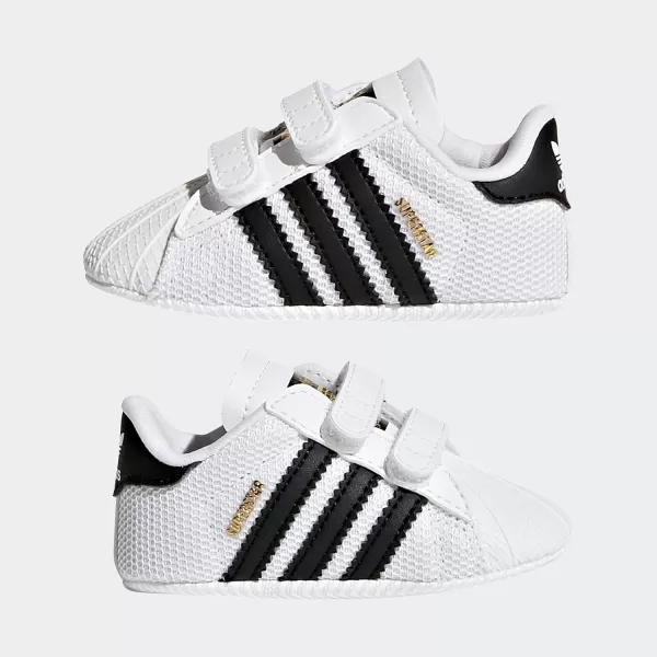 imageadidas UnisexBaby Superstar SneakerCore WhiteBlackWhite