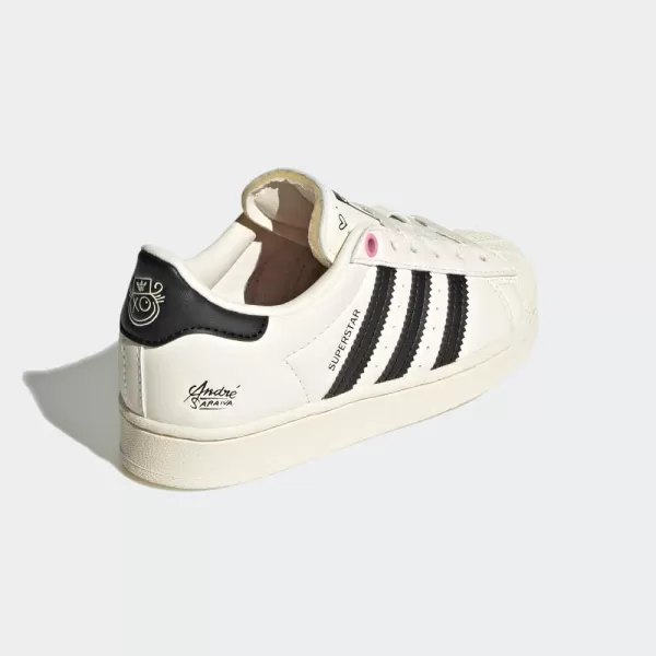 imageadidas UnisexBaby Superstar SneakerCream WhiteCream WhiteBlack