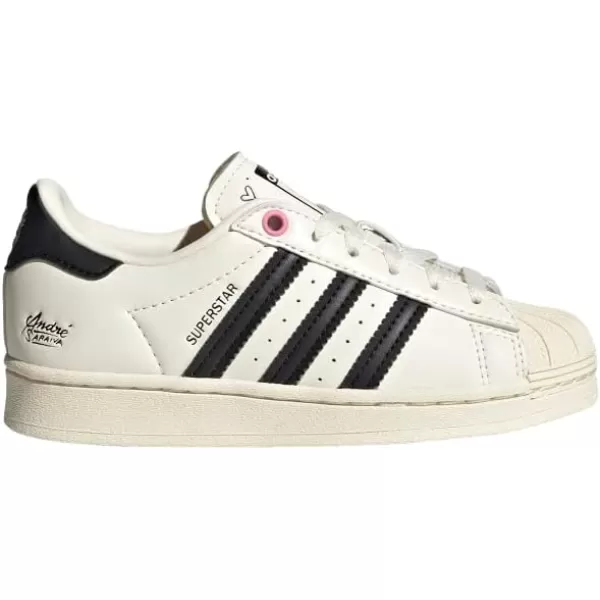 imageadidas UnisexBaby Superstar SneakerCream WhiteCream WhiteBlack