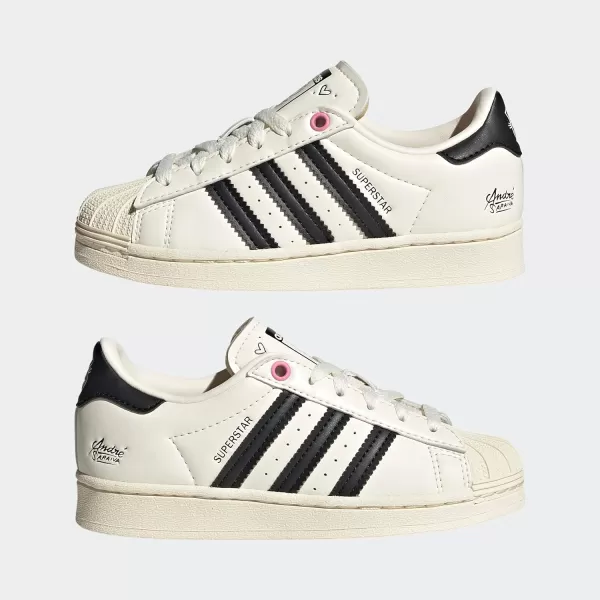 imageadidas UnisexBaby Superstar SneakerCream WhiteCream WhiteBlack