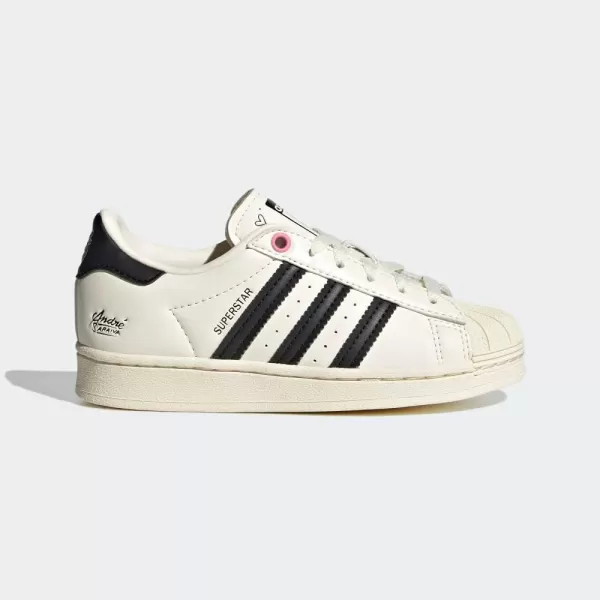 imageadidas UnisexBaby Superstar SneakerCream WhiteCream WhiteBlack