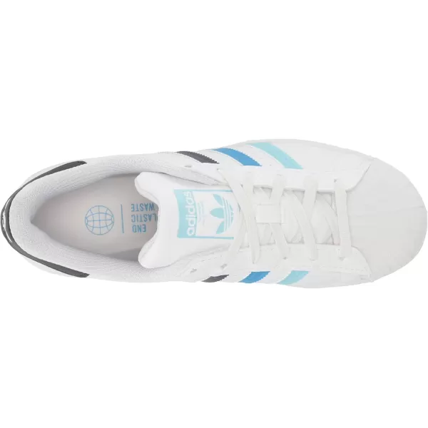 imageadidas UnisexBaby Superstar SneakerFtwr WhiteBliss BluePulse Blue