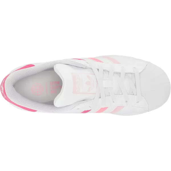 imageadidas UnisexBaby Superstar SneakerFtwr WhiteClear PinkBliss Pink