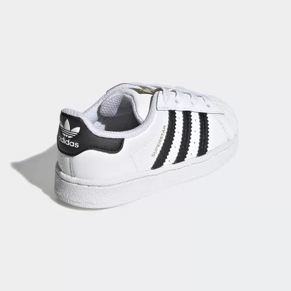 imageadidas UnisexBaby Superstar SneakerWhiteCore Black