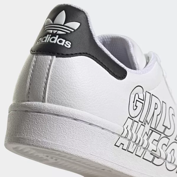 imageadidas UnisexBaby Superstar SneakerWhiteWhiteBlack Girls Are Awesome